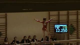 Perrine SZYMANSKI BEL beam  2012 Tournoi Combs la ville AA [upl. by Eonak]