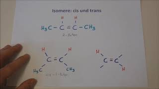 Nomenklatur der Alkene Teil I Stellung der Doppelbindung cis und trans bzw E und Z [upl. by Alford]