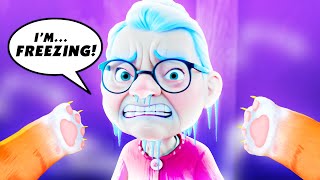 I FROZE Grandma in the FREEZER  I Am Cat VR [upl. by Dobbins]