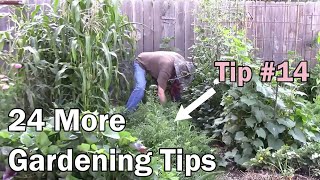 24 More Gardening Tips That Any Gardener Can Use  Beginner Or Experienced [upl. by Essa]