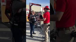 💪🏼 The New hilti Exoskeleton Crane at World Of Concrete 2024 [upl. by Anav]