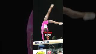 SIMONE BILES IGNORED THIS RACIST COMMENT 😳💥shorts explore explorepage gymnastics simonebiles [upl. by Petite]