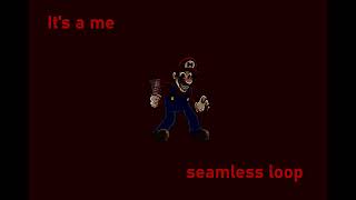 Its a me V2 1 hour seamless loop FNF Marios Madness V2 [upl. by Tabbie76]