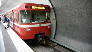 UBahn Nürnberg Bahnhof Fürth Rathaus U1 HD [upl. by Faletti]