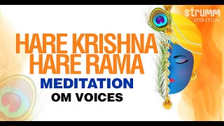 Hare Krishna Hare Rama Meditation  Om Voices  Peaceful Krishna Dhun  Krishna Mahamantra [upl. by Rupert551]