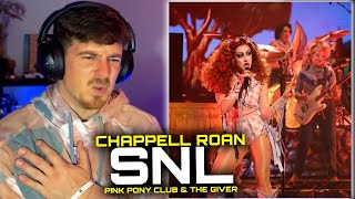 Reacting to Chappell Roan  Pink Pony Club amp The Giver Live on SNL [upl. by Hadsall905]