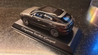 norev 143 porsche cayenne turbo coupe diecast model car [upl. by Kristel]