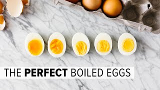 PERFECT BOILED EGGS EVERY TIME  hard boiled eggs  soft boiled eggs [upl. by Iaw]