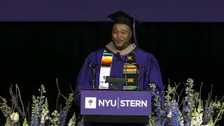 Khalil Romain  NYU Stern Graduate Class of 2022 Convocation [upl. by Pelag]