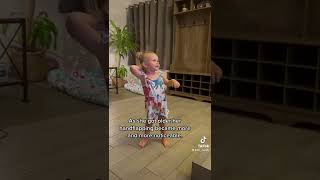 Hand flapping An early sign of autism autism toddler stimming [upl. by Nahtonoj729]