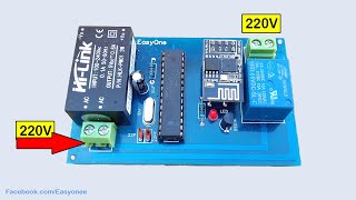 diy control light using ESP8266 wifi  remotexy [upl. by Sosthena]