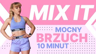 SZYBKI TRENING BRZUCHA 🔥 10 MINUT ⌛  ĆWICZENIA NA BRZUCH  MIX IT  Codziennie Fit [upl. by Annahoj952]