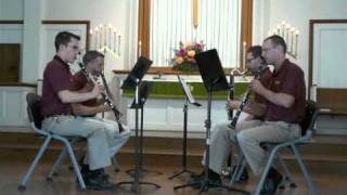 The Clarinets play Quartet 3 in G Major K 156 Movement III by Mozart [upl. by Odanref322]