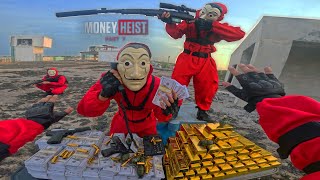 PARKOUR VS MONEY HEIST 7 [upl. by Themis]