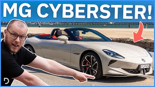 New MG Cyberster Sportscar Has A BIG TWIST  Drivecomau [upl. by Yeroc]