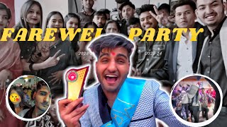 FAREWELL PARTY  BEST FAREWELL PART2  farewell vlog [upl. by Ocker]