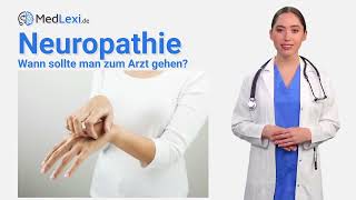 Neuropathie  Das kannst du tun  Wann zum Arzt  Ursachen amp Behandlung [upl. by Adnilev]