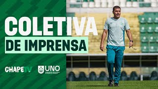 COLETIVA DE IMPRENSA PRÉJOGO  CHAPE X GUARANI  TÉC UMBERTO LOUZER  BRASILEIRO SÉRIE B 2024 [upl. by Karen]