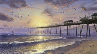 Footprints in the Sand Thomas Kinkade [upl. by Koziel]