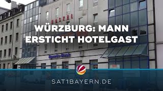 Mord in Würzburg 54Jähriger ersticht Hotelgast [upl. by Killoran]