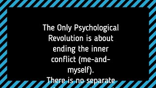 The Only Psychological Revolution [upl. by Sumetra]