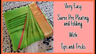 Saree Pre Pleating Saree Draping Ready Pleated Saree Saree Wear [upl. by Jallier768]