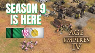 SEASON 9 1st Placement Match AOE IV Solo Ranked Delhi vs Japanese on Dry Arabia [upl. by Yhotmit]