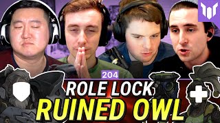 ROLE LOCK RUINED OVERWATCH LEAGUE — Plat Chat Overwatch 204 [upl. by Bergen]