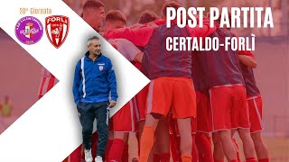 Mister Antonioli  Postpartita CertaldoForlì [upl. by Drooff452]