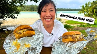 EATING OUR WAY AROUND PARADISE  Cook Islands Food Tour  Where to eat in Rarotonga [upl. by Mellisa]