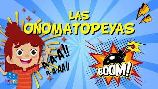 LAS ONOMATOPEYAS  Vídeos Educativos para Niños [upl. by Autrey]