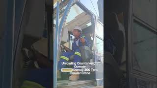 Operate Crawler Crane Demag 300 Tons ofw carlofctv [upl. by Ahsenrad281]