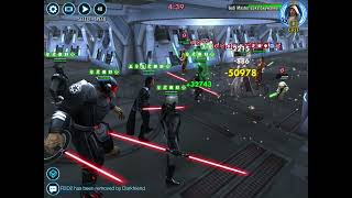 SWGOH  TW  Inquisitors with Reva vs JML [upl. by Cerracchio]