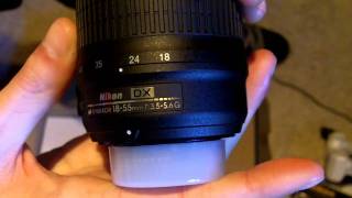 Nikon D3000 Unboxing Part 1 [upl. by Ylas]