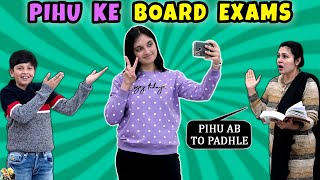 PIHU KE BOARD EXAMS  A Short Family Movie  Types of Students During Boards  Aayu and Pihu Show [upl. by Sorkin193]