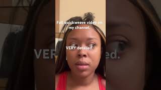 Beginner Friendly quickweavetutorial  NO braids 10 bundles [upl. by Ailecnarf780]