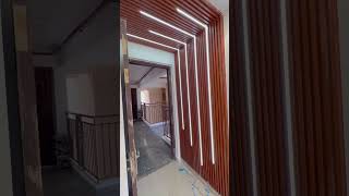 Entry decor idea with louversshorts viral louvers [upl. by Ahsitniuq]