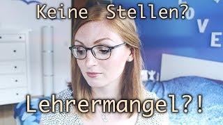 Keine Stellen Aber Lehrermangel  Einstellungschancen für LehrerInnen in Deutschland [upl. by Eissirk]