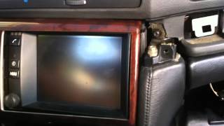 BMW 7 series E38 19942001  How to remove the navigation display unit  Ako vymontovat navigáciu [upl. by Trixie]