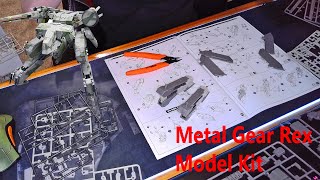 Lets Start Building Metal Gear Rex Metal Gear Rex Model Building [upl. by Vudimir]