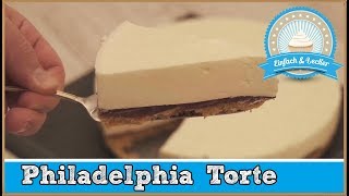 Philadelphia Torte ohne backen schnelles Rezept 🍰 [upl. by Rianon944]