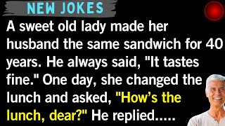 40 Years of the Same Sandwich – New jokes   Old man Jokes 😂 [upl. by Fleisher]