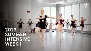 Summer Intensive 2023  Week 1  Cincinnati Ballet [upl. by Hildy]