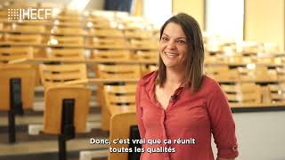 IHECF ANGERS  Interview de Charlotte Gingreau  intervenante en Gestion et Finance [upl. by Akinom]