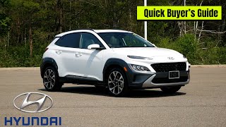 5 Things You Should Know About The 2022 Hyundai Kona  Quick Buyers Guide [upl. by Cornew]