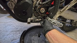 Oil Change Procedure Long Version With Tips 2024 KTM 500 EXCF [upl. by Shaylyn677]