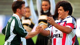 Diego Maradona and Lothar Matthaus Showing Their Class in 2000 [upl. by Miksen]