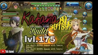 Toram Online  Katana Tenryu build lvl175 [upl. by Virgina362]