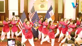 নিউইয়র্কে দিওয়ালী Diwali Dance Manhattan New York [upl. by Dayna]