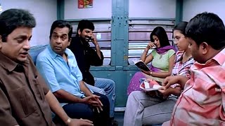 Ravi Teja And Brahmanandam Train Comedy Scene  KiraakVideos [upl. by Braeunig]